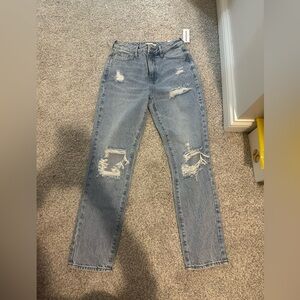 Ripped Pacsun mom jeans, size 25